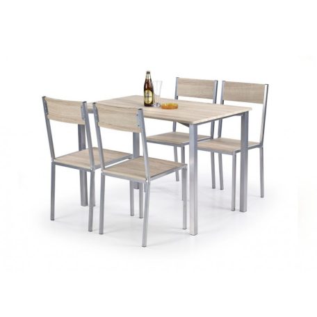 Ralph asztal + 4 szék, sonoma tlgy