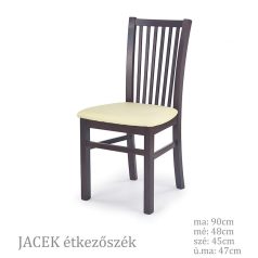 Jacek szék, sötét dió