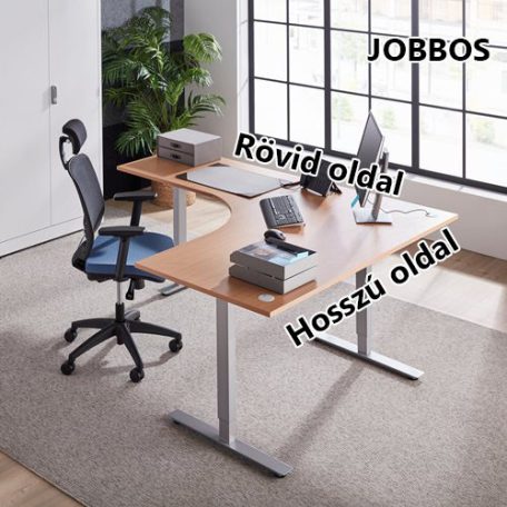 OPTIDESK Sarokasztal - JOBBOS 5 év garanciával