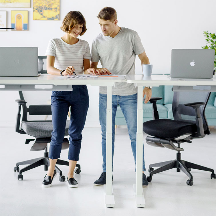 OPTIDESK - Elektromosan állítható magasságú asztal Modern Irodabútor