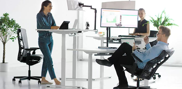 OPTIDESK - Elektromosan állítható magasságú asztal Modern Irodabútor