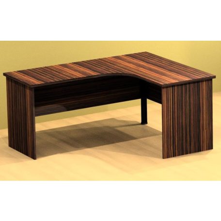 Panellábas sarok íróasztal, több méretben, BALOS, mélység 80/60 cm