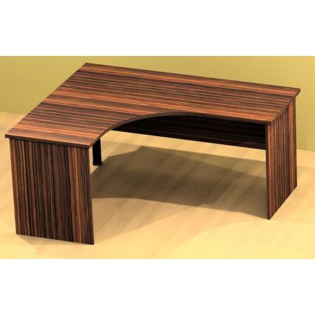 Panellábas sarok íróasztal, több méretben, JOBBOS, mélység 70/70 cm