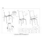 Étkezőszék K3, több színben