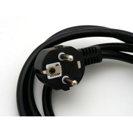 Rejtett elosztó bútorlapba építhető, kör alakú MINI (3-as+2 USB) ezüst