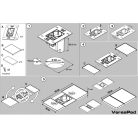 Varsapad 1 konnektor, 1 USB, 1 RJ45 fehér